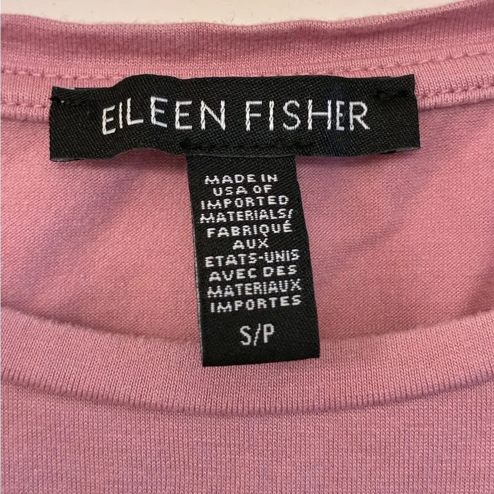 EILEEN FISHER Sleeveless Tank Top Pink Mauve Women’s Size Small - Picture 4 of 5